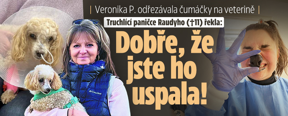Veronika P. odřezávala čumáčky, pak paničce Raudyho řekla...