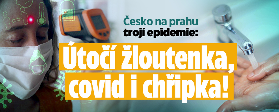 Banner ke žhavému tématu: Česko je na prahu trojí epidemie: ...