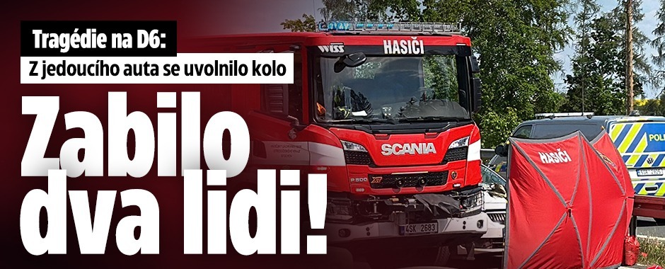 Banner ke žhavému tématu: Tragédie na D6: Z auta se uvolnilo ...