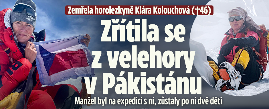 Horolezkyně Kolouchová (46): Zřítila se z velehory v Pákistánu