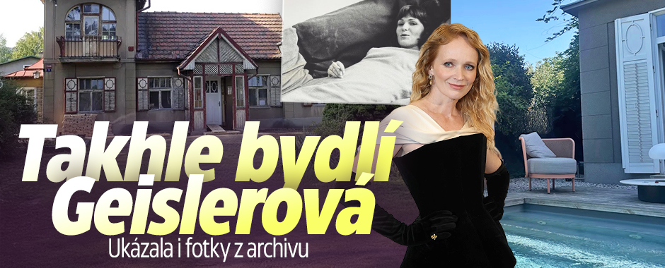 Banner ke žhavému tématu: Takhle bydlí Aňa Geislerová. Ukázala i ...