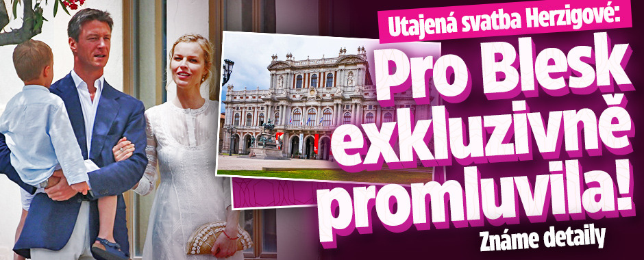 Banner ke žhavému tématu: Utajená svatba Herzigové: Pro Blesk ...