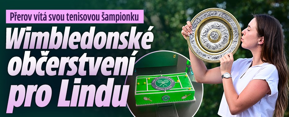 Banner ke žhavému tématu: Přerov vítá svou šampionku: ...