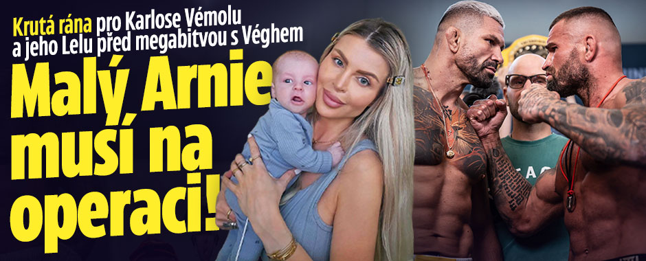 Strach Karlose a Lely: Arnie musí na operaci! 