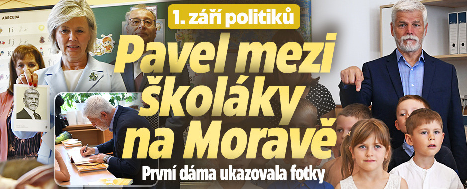 Banner ke žhavému tématu: 1. září politiků: Pavla mezi školáky ...