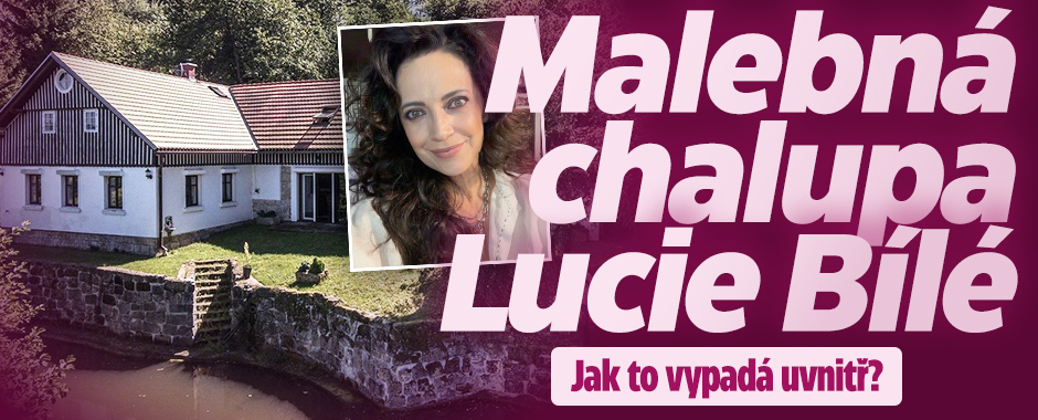 Banner ke žhavému tématu: Malebná roubenka Lucie Bílé: Jak to ...