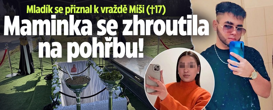 Banner ke žhavému tématu: Mladík se přiznal k vraždě Míši (†17): ...