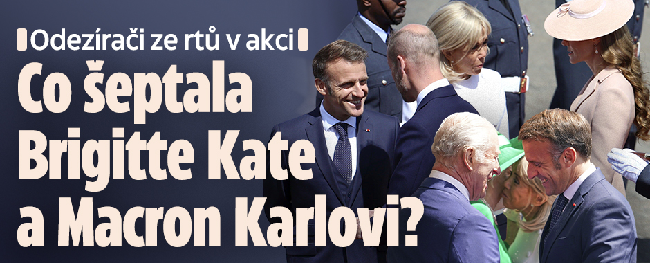 Odezírači ze rtů: Co utrousil Macron o Williamovi?