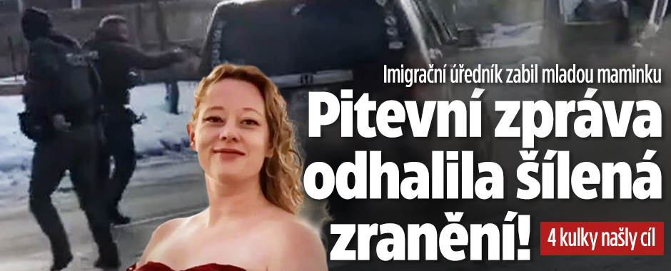 Banner ke žhavému tématu: Imigrační úředník zabil mladou maminku: ...