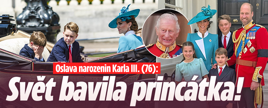 I při oslavě narozenin Karla III. (76) bavila svět princátka: Problém s máváním!
