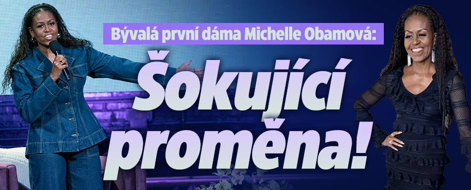 Banner ke žhavému tématu: Bývalá první dáma Michelle Obamová: ...
