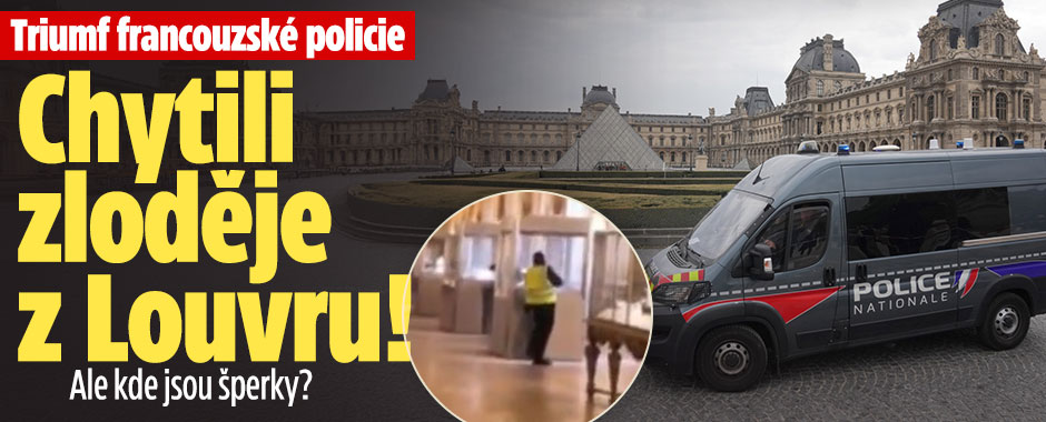 Banner ke žhavému tématu: Dva údajní zloději z Louvru skončili v ...