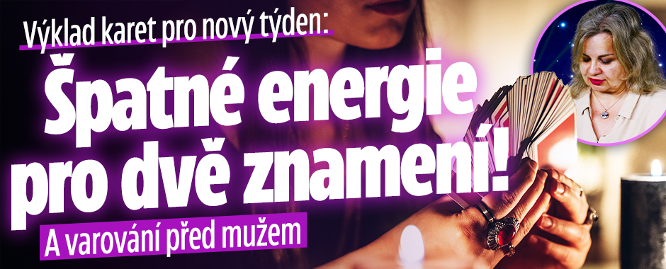 Banner ke žhavému tématu: Výklad karet pro nový týden: Těžké ...