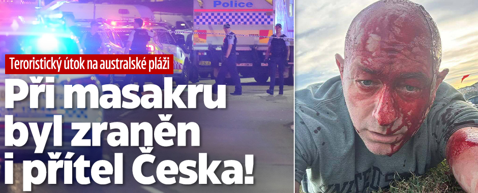 Banner ke žhavému tématu: „Přítel Česka“ přežil masakr v Sydney. ...