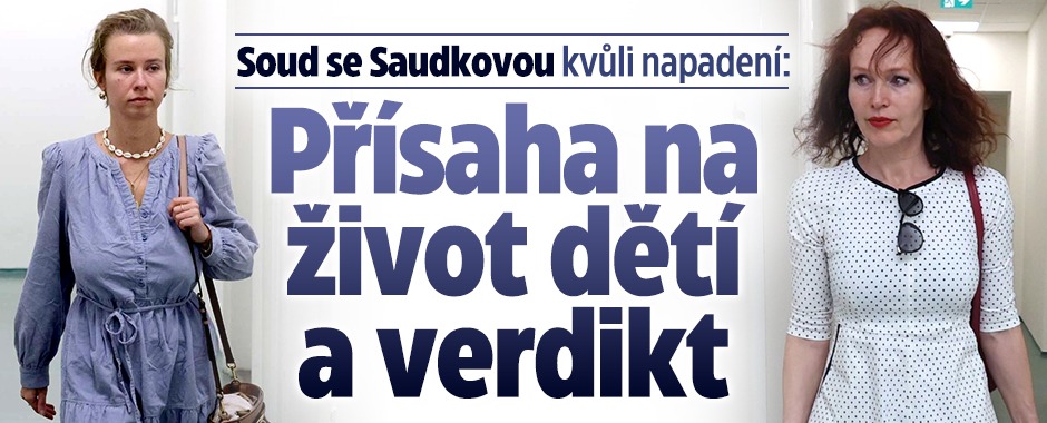 Banner ke žhavému tématu: U soudu se Saudkovou padl verdikt. ...