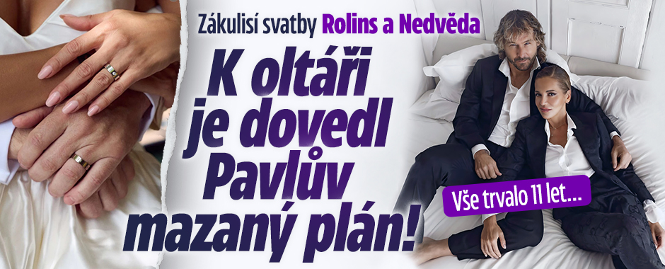 Banner ke žhavému tématu: Zákulisí svatby Rolins a Nedvěda: K ...