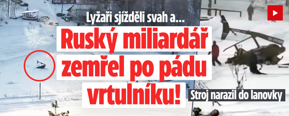 Banner ke žhavému tématu: Ruský miliardář zemřel po pádu ...