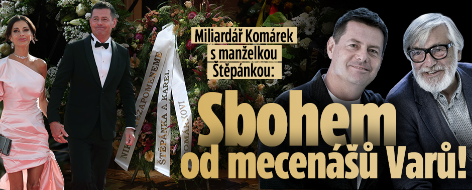 Miliardář Komárek s manželkou Štěpánkou: Sbohem od mecenášů Varů!