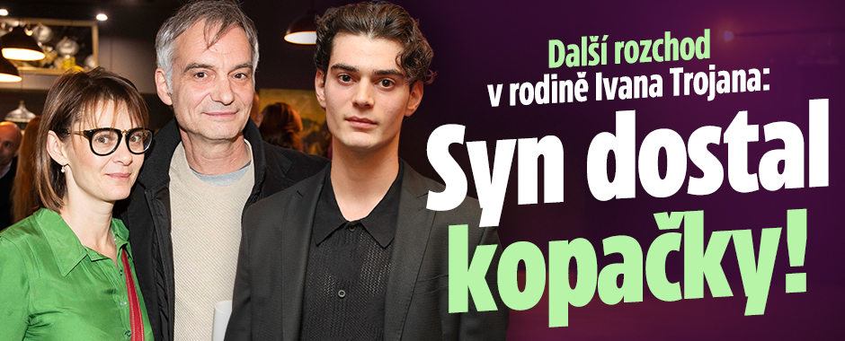 Banner ke žhavému tématu: Další rozchod v rodině Ivana Trojana: ...