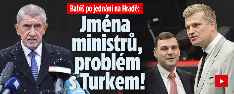 Banner ke žhavému tématu: Babiš po jednání na Hradě: Jména ...