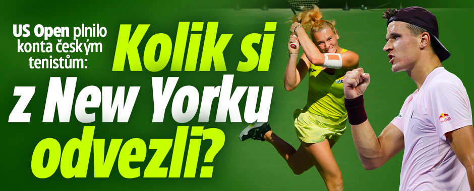 Banner ke žhavému tématu: US Open plnilo tenistům konta: 20 ...