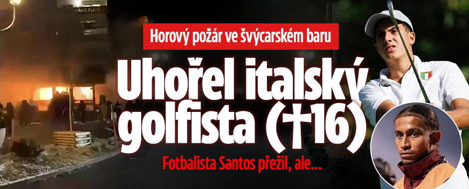 Banner ke žhavému tématu: Požár ve švýcarském baru: Uhořel ...