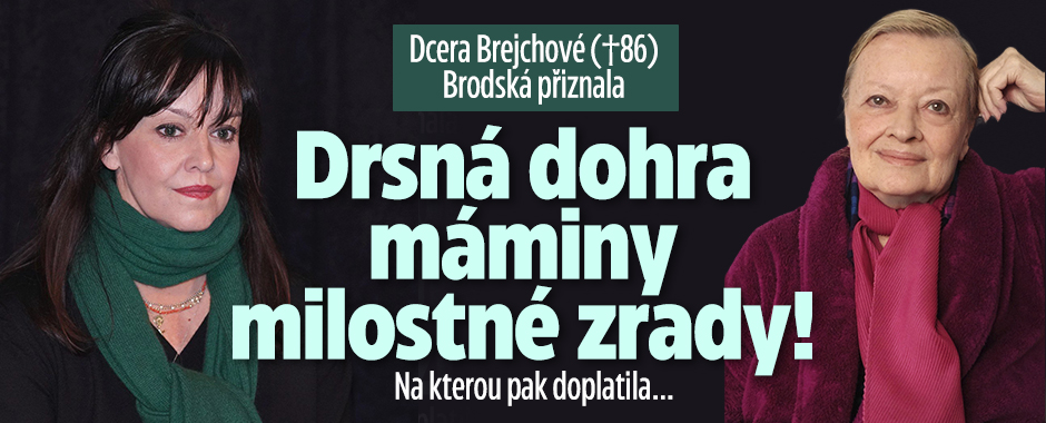 Banner ke žhavému tématu: Dcera Brejchové Brodská: Drsná dohra ...