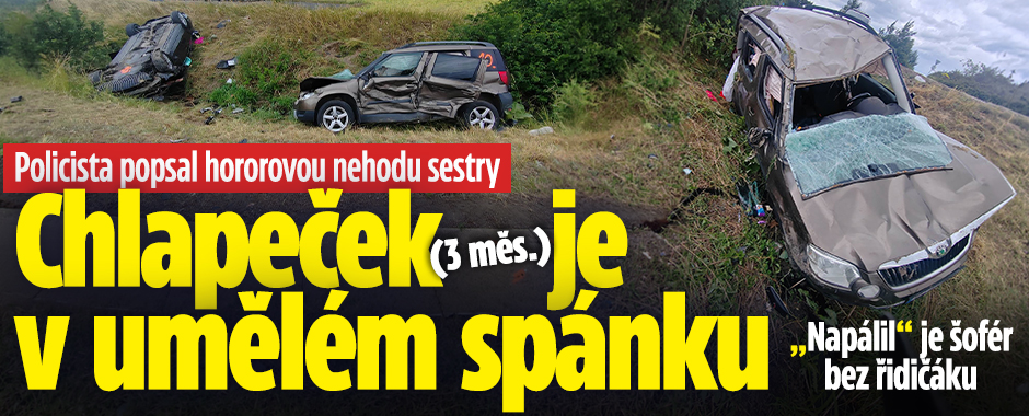 Banner ke žhavému tématu: Šílená nehoda v Račiněvsi: Miminko ...