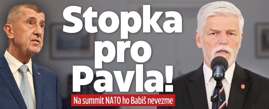 Banner ke žhavému tématu: Stopka pro Pavla! Na summit NATO ho ...