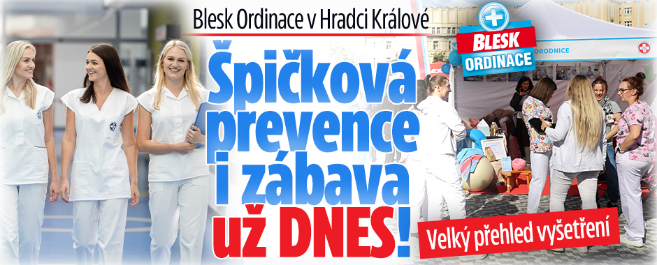 Banner ke žhavému tématu: Blesk Ordinace v Hradci už DNES: ...