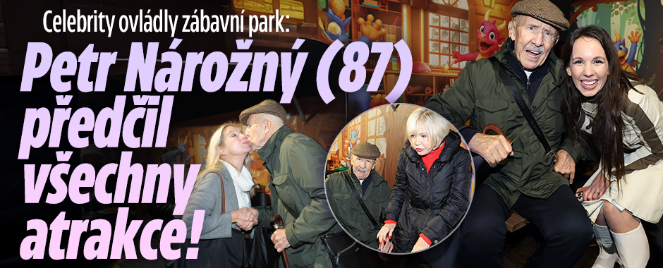 Banner ke žhavému tématu: Petr Nárožný dorazil do zábavního ...