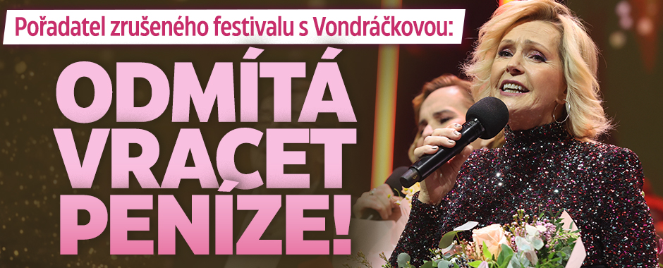 Banner ke žhavému tématu: Pořadatel zrušené akce s Vondráčkovou: ...