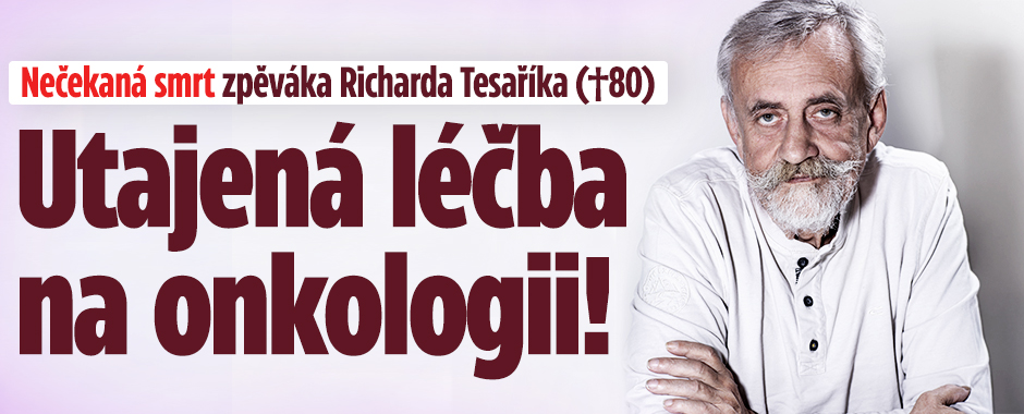 Banner ke žhavému tématu: Nečekaná smrt zpěváka Richarda Tesaříka ...