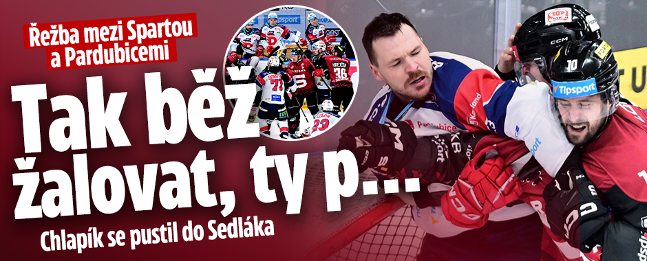 Banner ke žhavému tématu: Řežba mezi Spartou a Pardubicemi: Tak ...