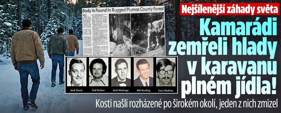 Banner ke žhavému tématu: Nejšílenější záhady: Kamarádi zemřeli ...