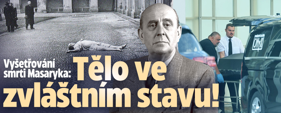 Banner ke žhavému tématu: Vyšetřování smrti Masaryka: Tělo ve ...