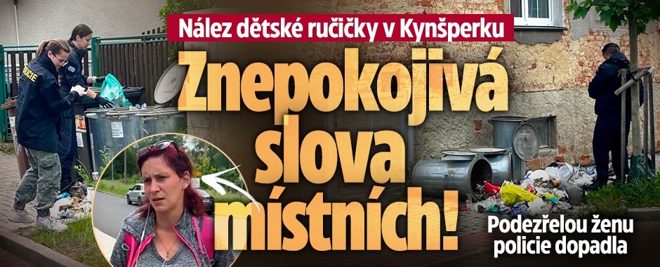 Banner ke žhavému tématu: Nález dětské ručičky v Kynšperku: ...