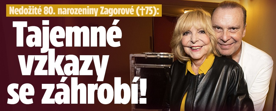 Banner ke žhavému tématu: Zagorová (†75) v den nedožitých ...