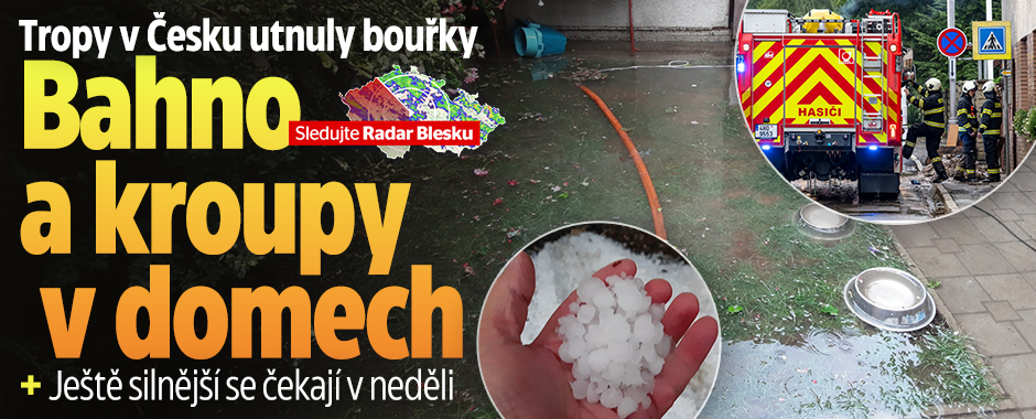 Tropický víkend v Česku: Až 30 °C utnuly silné bouřky