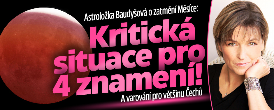Banner ke žhavému tématu: Astroložka o zatmění Měsíce: Kritická ...