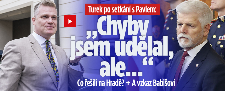Banner ke žhavému tématu: Pavel na Hradě o Turkovi: „Zásadní ...
