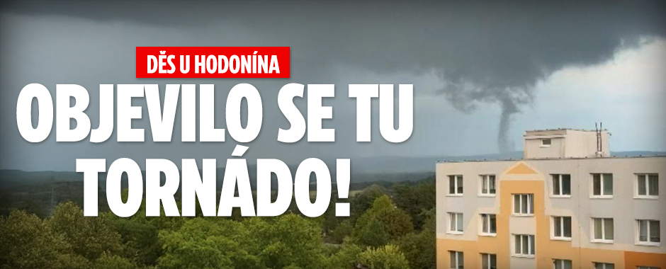 Banner ke žhavému tématu: Děs u Hodonína: Objevilo se tornádo!