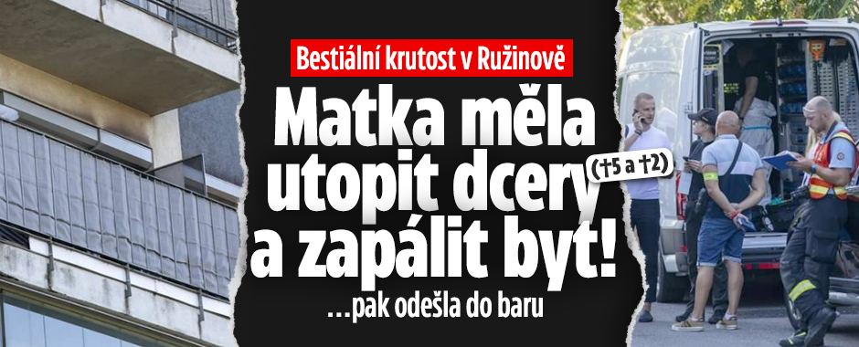 Banner ke žhavému tématu: Matka měla v Bratislavě utopit dcery ve ...