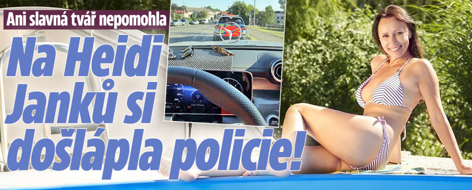 Banner ke žhavému tématu: Slavná tvář nepomohla. Na Heidi Janků ...