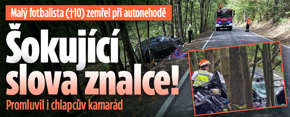 Banner ke žhavému tématu: Chlapec (†10) zemřel při autonehodě: ...