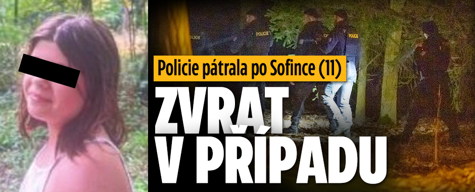 Banner ke žhavému tématu: Policie pátrala po Sofii (11): Zvrat v ...