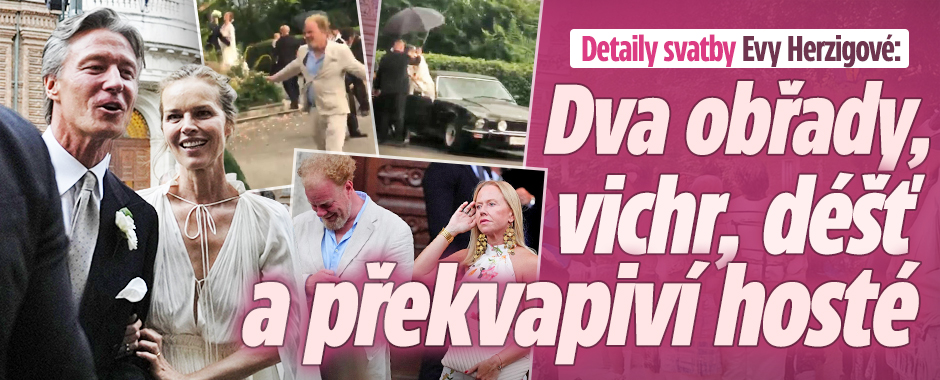Banner ke žhavému tématu: Detaily svatby Herzigové: Dva obřady a ...