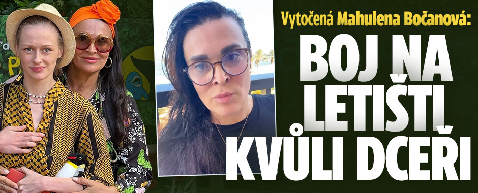 Banner ke žhavému tématu: Vytočená Mahulena Bočanová: Boj na ...