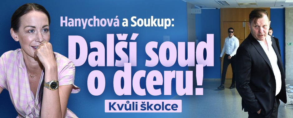 Banner ke žhavému tématu: Hanychová a Soukup se znovu soudí o ...