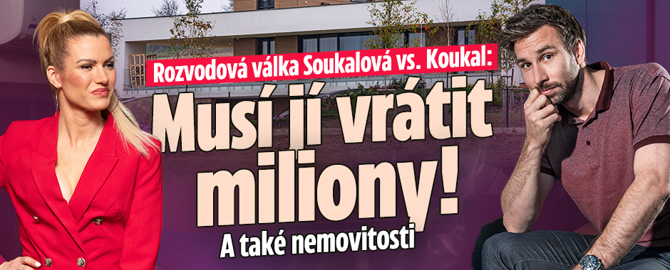 Banner ke žhavému tématu: Rozvodová válka Soukalová vs. Koukal: ...